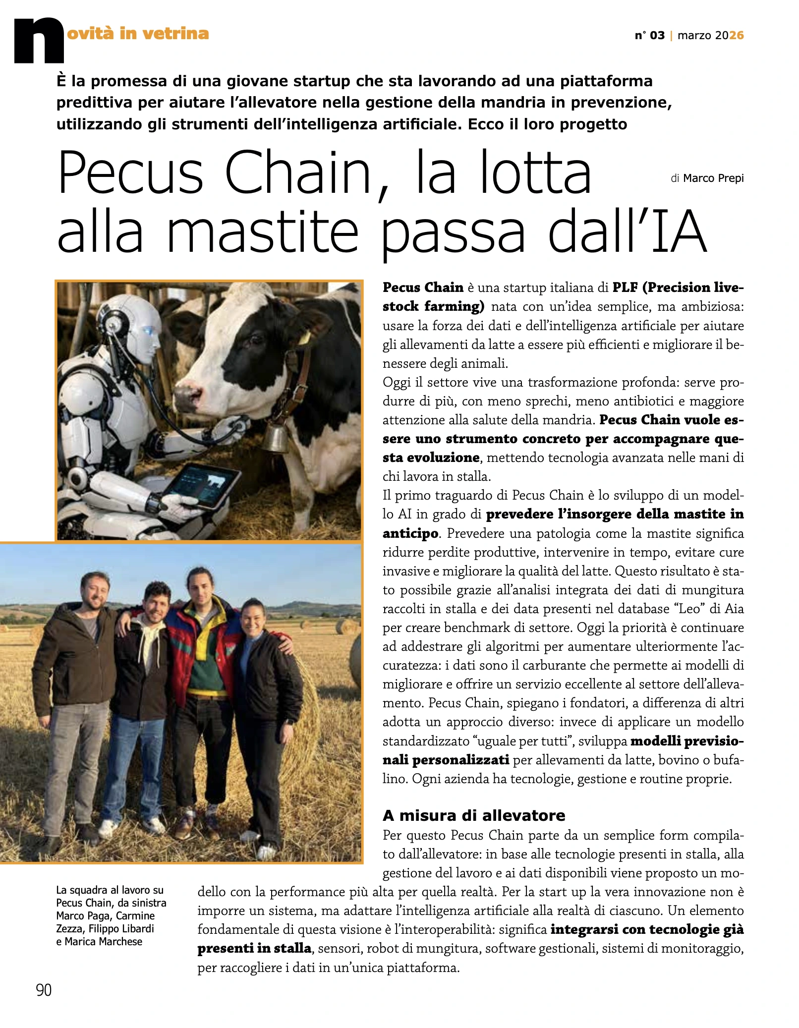 Article on Allevatori Top - Page 1